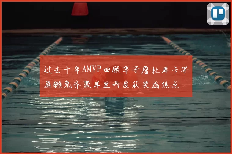 过去十年AMVP回顾华子詹杜库卡字眉獭兔齐聚库里两度获奖成焦点