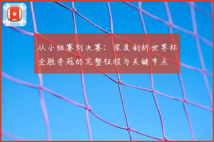 从小组赛到决赛:深度剖析世界杯全胜夺冠的完整征程与关键节点